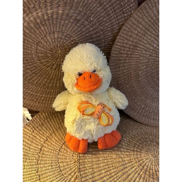 Animal Adventure White Duck Chick Plush Butterfly DragonFly - Picture 1 of 9